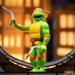 Super7 Teenage Mutant Ninja Turtles Reaction Wave 7 - Michelangelo Toon| Teenage Mutant Ninja Turtles