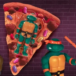 Super7 Teenage Mutant Ninja Turtles Reaction -Pizza Box 4-Pack (Sdcc 2019)| Teenage Mutant Ninja Turtles