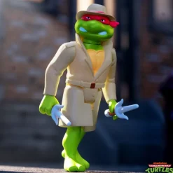 Super7 Teenage Mutant Ninja Turtles Reaction Figures Wave 08 - Undercover Raphael (Cartoon)| Teenage Mutant Ninja Turtles