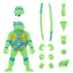 Super7 Teenage Mutant Ninja Turtles Ultimates! Mutagen Ooze Glow Figures ( Exclusive)| Teenage Mutant Ninja Turtles