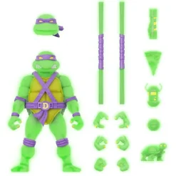 Super7 Teenage Mutant Ninja Turtles Ultimates! Mutagen Ooze Glow Figures ( Exclusive)| Teenage Mutant Ninja Turtles