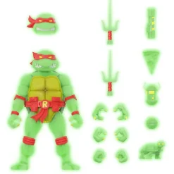 Super7 Teenage Mutant Ninja Turtles Ultimates! - Raphael [Mutagen Ooze Glow] (Pre-Order Exclusive)| Teenage Mutant Ninja Turtles