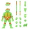 Super7 Teenage Mutant Ninja Turtles Ultimates! - Michelangelo [Mutagen Ooze Glow] (Pre-Order Exclusive)| Teenage Mutant Ninja Turtles