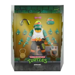 Super7 Teenage Mutant Ninja Turtles Ultimates! Wave 11 - Rat King, Rapper Mike, Ninja Nomad Leonardo & Foot Soldier (Battle Damaged)| Teenage Mutant Ninja Turtles