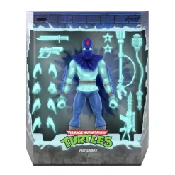 Super7 Teenage Mutant Ninja Turtles Ultimates! - Foot Soldier [Glow]| Teenage Mutant Ninja Turtles