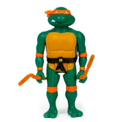 Super7 Teenage Mutant Ninja Turtles Reaction Figure - Michelangelo| Teenage Mutant Ninja Turtles