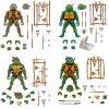 Super7 Teenage Mutant Ninja Turtles Ultimates! - Raphael, Leonardo, Michelangelo & Donatello| Teenage Mutant Ninja Turtles