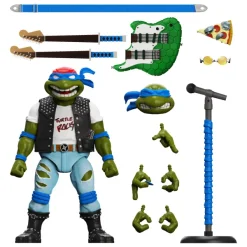 Super7 Teenage Mutant Ninja Turtles Ultimates! Wave 10 - Classic Rocker Leo| Teenage Mutant Ninja Turtles