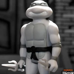 Super7 Teenage Mutant Ninja Turtles Reaction Figure Wave 9 - Raphael (Comic Greyscale)| Teenage Mutant Ninja Turtles