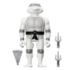 Super7 Teenage Mutant Ninja Turtles Reaction Figure Wave 9 - Raphael (Comic Greyscale)| Teenage Mutant Ninja Turtles