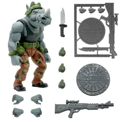 Super7 Teenage Mutant Ninja Turtles Ultimates! Wave 3 - Rocksteady| Teenage Mutant Ninja Turtles