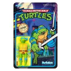 Super7 Teenage Mutant Ninja Turtles Reaction Wave 7 - Leonardo Toon| Teenage Mutant Ninja Turtles