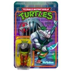 Super7 Teenage Mutant Ninja Turtles Reaction Figure - Rocksteady| Teenage Mutant Ninja Turtles