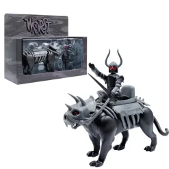 Super7 The Four Worstmen Of The Apocalypse Reaction Figure - Black Falcon And Famine Puma| The Worst