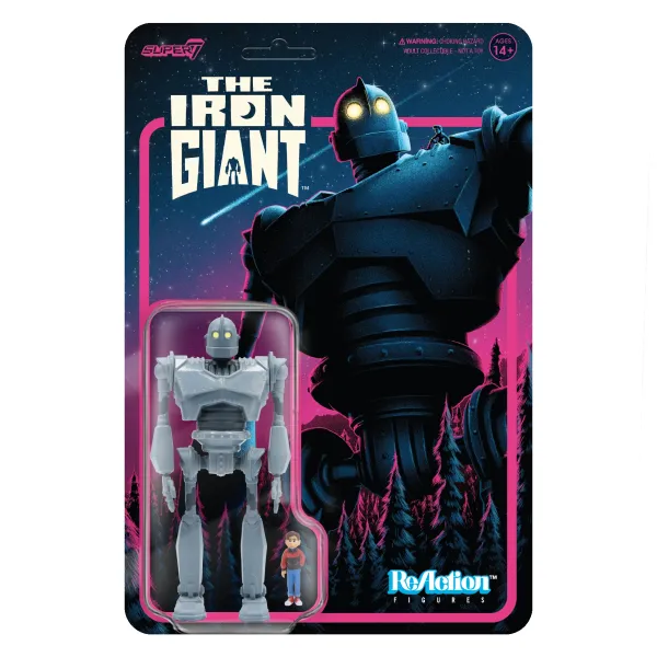 Super7 The Iron Giant Reaction Figure - The Iron Giant (With Hogarth Hughes)| The Iron Giant