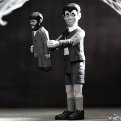 Super7 The Munsters Reaction Wave 3 - Eddie Munster, Marilyn Munster & Hot Rod Herman (Grayscale)| The Munsters