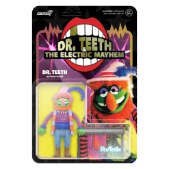 Super7 The Muppets Reaction Figures Wave 1- Electric Mayhem Band - Dr. Teeth| Disney