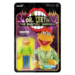 Super7 The Muppets Reaction Figures Wave 1- Electric Mayhem Band - Scooter| Disney