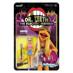 Super7 The Muppets Reaction Figures Wave 1- Electric Mayhem Band - Janice| The Muppets