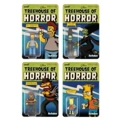 Super7 The Simpsons Reaction Figures Wave4 - Treehouse Of Horror V2 - Set Of 4| The Simpsons