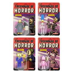 Super7 The Simpsons Reaction Figures Wave 3 - Treehouse Of Horror Set Of 4| The Simpsons