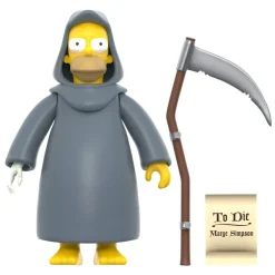 Super7 The Simpsons Reaction W3 - Treehouse Of Horror - Grim Reaper Homer| The Simpsons