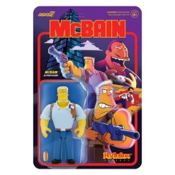 Super7 The Simpsons Reaction Wave 1 Mcbain - Mcbain| The Simpsons