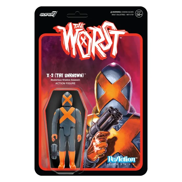 Super7 The Worst Reaction Figures Wave 3 - X-Series (Full Set)| The Worst