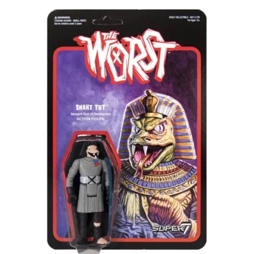 Super7 The Worst Reaction Figure - Snake Tut (Star Worst)| The Worst