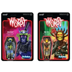 Super7 The Worst Reaction Figures - King Hell (Revenant) & Killer Bat (Specter)| The Worst