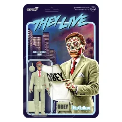 Super7 They Live Reaction Wave 2 - Male Ghoul (Glow)| They Live