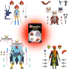 Super7 Thundercats Ultimates! Wave 10 - Snarfer, Quick Pick, Young Lion-O & Mumm-Ra (Dream Master)| Thundercats