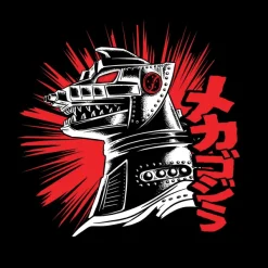Super7 Toho Mechagodzilla Glow Cardback Art T-Shirt| Godzilla