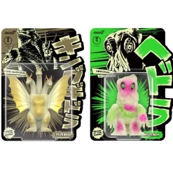 Super7 Toho Reaction Figures Wave 2 - Hedorah & King Ghidorah Glow| Godzilla