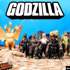 Super7 Toho Reaction Figures Wave 2 - Set Of 6| Godzilla