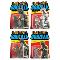 Super7 Toho Reaction Wave 3 - Godzilla '74, Mechagodzilla '74, Megalon & Minya| Godzilla