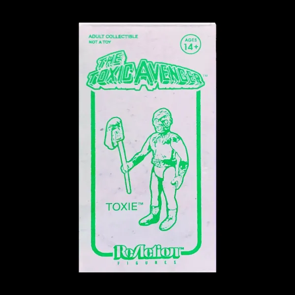 Super7 Toxic Avenger Reaction Figure - Translucent Green Slime In Box| Toxic Avenger & Toxic Crusaders