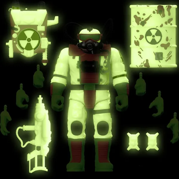 Super7 Toxic Crusader Ultimates! Wave 04 (Nycc) - Radiation Ranger (Glow)| Toxic Avenger & Toxic Crusaders