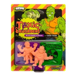 Super7 Toxic Crusaders Keshi - Pack B (Pink) - Dr. Killemoff, Psycho, & Secret Figure| Toxic Avenger & Toxic Crusaders