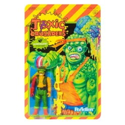 Super7 Toxic Crusaders Reaction Figure - Major Disaster| Toxic Avenger & Toxic Crusaders