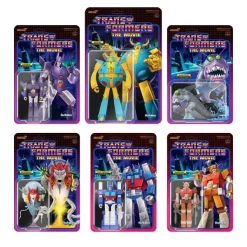 Super7 Transformers Reaction Figures Wave 6 - Set Of 6| Transformers