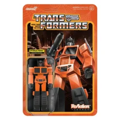 Super7 Transformers Reaction Figure - Optimus Prime (Orange/Black)| Transformers