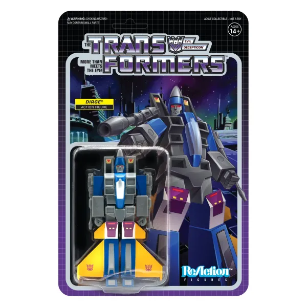 Super7 Transformers Reaction Wave 3 - Dirge| Transformers