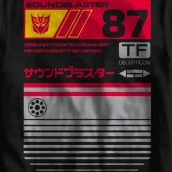 Super7 Transformers Soundblaster '87 T-Shirt| Transformers