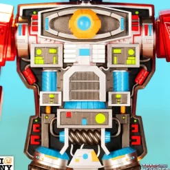 Super7 Transformers Super Cyborg - Optimus Prime (Clear Red / Blue)| Transformers