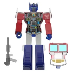 Super7 Transformers Super Cyborg - Optimus Prime (Clear Red / Blue)| Transformers