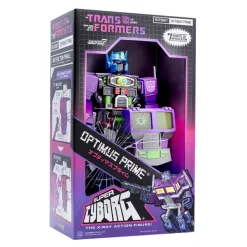 Super7 Transformers Super Cyborg - Optimus Prime (Shattered Glass Purple)| Transformers