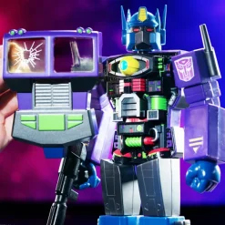 Super7 Transformers Super Cyborg - Optimus Prime (Shattered Glass Purple)| Transformers