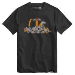 Super7 Transformers T-Shirt - Geometric Dinobots| Transformers