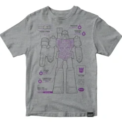Super7 Transformers T-Shirt - Megatron Cyborg Diagram| Transformers